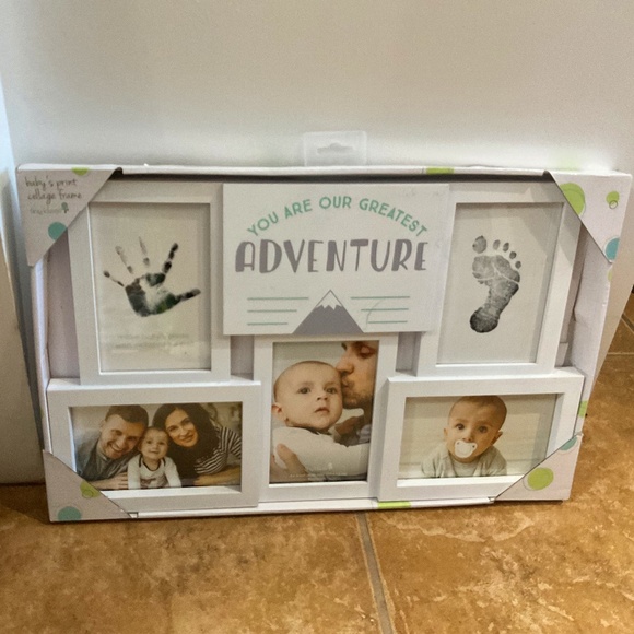 Tiny Ideas Baby’s print Collage Frame New in Box - Picture 1 of 1